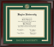 Baylor University diploma frame - Showcase Diploma Frame in Encore