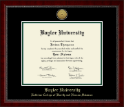 Baylor University diploma frame - Gold Engraved Medallion Diploma Frame in Sutton