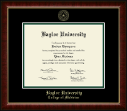 Baylor University diploma frame - Gold Embossed Diploma Frame in Murano