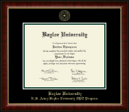 Baylor University diploma frame - Gold Embossed Diploma Frame in Murano