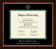 Baylor University diploma frame - Gold Embossed Diploma Frame in Murano