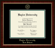 Baylor University diploma frame - Gold Embossed Diploma Frame in Murano