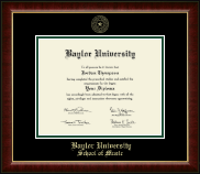 Baylor University diploma frame - Gold Embossed Diploma Frame in Murano