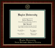 Baylor University diploma frame - Gold Embossed Diploma Frame in Murano