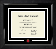 University of Cincinnati diploma frame - Dimensions Diploma Frame in Eclipse