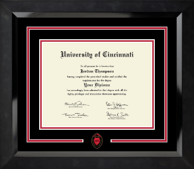 University of Cincinnati diploma frame - Dimensions Diploma Frame in Eclipse