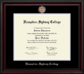 Hampden-Sydney College diploma frame - Masterpiece Medallion Diploma Frame in Encore
