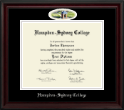 Hampden-Sydney College diploma frame - Campus Cameo Diploma Frame in Encore