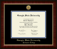 Georgia State University diploma frame - Gold Engraved Medallion Diploma Frame in Murano