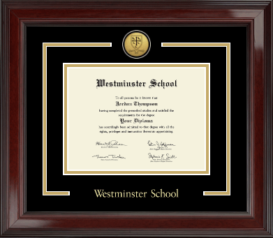 Westminster School diploma frame - Showcase Diploma Frame in Encore