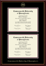 Bloomsburg University diploma frame - Double Diploma Frame in Galleria