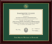 Dartmouth College diploma frame - Masterpiece Medallion Diploma Frame in Gallery