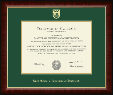 Dartmouth College diploma frame - Gold Embossed Diploma Frame in Murano
