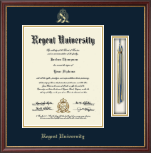 Regent University diploma frame - Tassel & Cord Diploma Frame in Newport