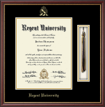 Regent University diploma frame - Tassel & Cord Diploma Frame in Newport