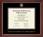 Bloomsburg University diploma frame - Masterpiece Medallion Diploma Frame in Kensington Gold