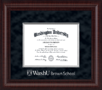 Washington University in St. Louis diploma frame - Presidential Diploma Frame in Premier