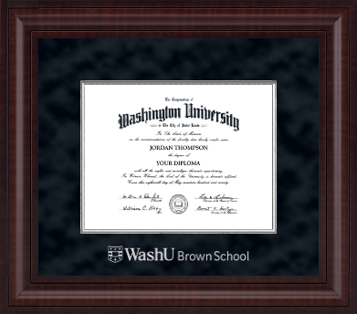 Washington University in St. Louis diploma frame - Presidential Diploma Frame in Premier