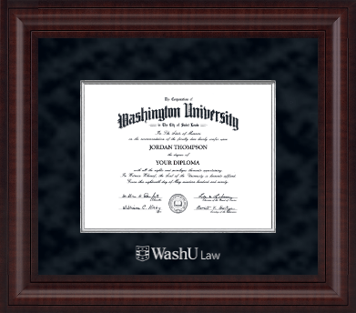 Washington University in St. Louis diploma frame - Presidential Diploma Frame in Premier