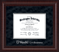 Washington University in St. Louis diploma frame - Presidential Diploma Frame in Premier