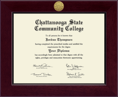 Chattanooga State Community College diploma frame - Century Diploma Frame in Cordova
