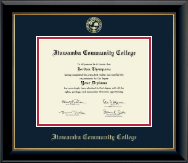 University of South Florida diploma frame - Gold Embossed Diploma Frame in Onyx Gold