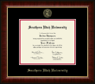 Southern Utah University diploma frame - Gold Embossed Diploma Frame in Murano
