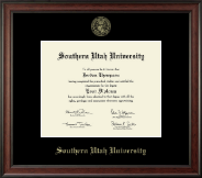 Southern Utah University diploma frame - Gold Embossed Diploma Frame in Studio