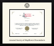 The Mayflower Society certificate frame - Icon in Gotham