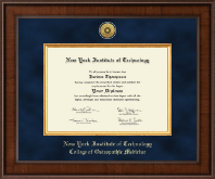 New York Institute of Technology diploma frame - Presidential Gold Engraved Diploma Frame in Madison