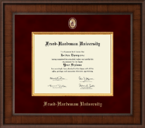 Freed-Hardeman University diploma frame - Presidential Masterpiece Diploma Frame in Madison