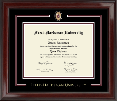 Freed-Hardeman University diploma frame - Showcase Diploma Frame in Encore