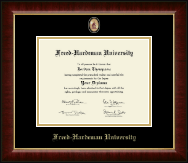 Freed-Hardeman University diploma frame - Masterpiece Medallion Diploma Frame in Murano