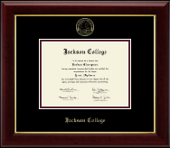 Jackson College diploma frame - Gold Embossed Diploma Frame in Gallery