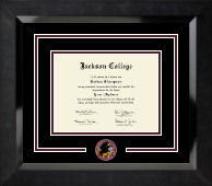 Jackson College diploma frame - Dimensions Spirit Diploma Frame in Eclipse