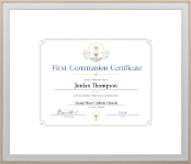 Specialty Frames certificate frame - First Communion Certificate Frame in Snow