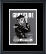 Custom Frames Magazine display frame - Magazine Display Frame in Obsidian