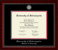 University of Indianapolis diploma frame - Silver Engraved Medallion Diploma Frame in Sutton