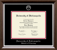 University of Indianapolis diploma frame - Silver Embossed Diploma Frame in Devonshire