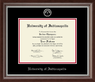 University of Indianapolis diploma frame - Silver Embossed Diploma Frame in Devonshire