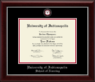University of Indianapolis diploma frame - Masterpiece Medallion Diploma Frame in Gallery Silver