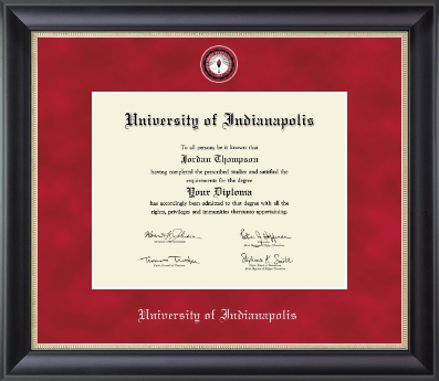 University of Indianapolis diploma frame - Regal Diploma Frame in Noir