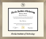 Florida Institute of Technology diploma frame - Icon in Light Champagne