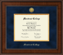 Montreat College diploma frame - Presidential Gold Engraved Diploma Frame in Madison