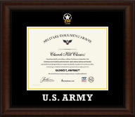 United States Army certificate frame - Dimensions 250th Anniversary Logo Certificate Frame in Lenox