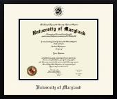 University of Maryland, College Park diploma frame - Icon in Gotham