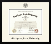 Oklahoma State University diploma frame - Icon in Gotham