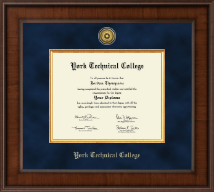 York Tech diploma frame - Presidential Gold Engraved Diploma Frame in Madison