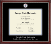 Georgia State University diploma frame - Masterpiece Medallion Diploma Frame in Kensington Silver