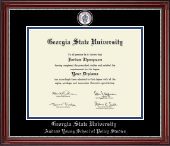 Georgia State University diploma frame - Masterpiece Medallion Diploma Frame in Kensington Silver